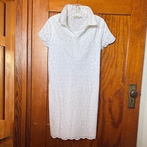 Vineyard Vines White Eyelet Dress
